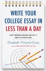 Write Your College Essay in Less Than a Day