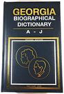 Georgia Biographical Dictionary  Two Volume set