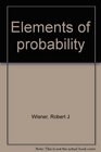 Elements of probability