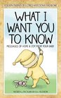 What I Want You To Know Messages Of Hope  Joy From Your Baby
