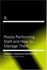 Poorly Performing Staff and How to Manage Them