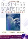 Business Statistics A First Course with CDROM