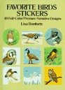 Favorite Birds Stickers 48 FullColor PressureSensitive Designs