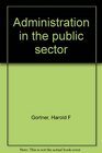 Administration in the public sector