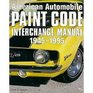 American Automobile Paint Code Interchange Manual 19451995