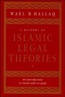 A History of Islamic Legal Theories  An Introduction to Sunni Usul alfiqh