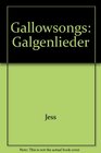 Gallowsongs Galgenlieder By Christian Morgenstein