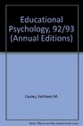 Educational Psychology 92/93