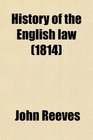 History of the English law