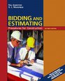 Bidding and Estimating Procedures for Construction