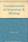 Fundamentals of Grammar  Writing