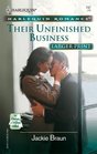 Their Unfinished Business (Harlequin Romance, No 747) (Larger Print)