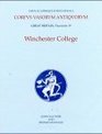 Corpus Vasorum Antiquorum Great Britain Fascicule 19 Winchester College