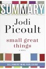 Summary Small Great Things A Novel by Jodi Picoult