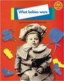 What Babies Wore