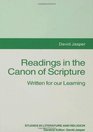 Readings in the Canon of Scripture Written for Our Learning