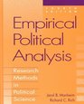 Empirical Political Analysis Research Methods in Political Science