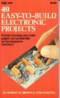 49 EasyToBuild Electronics Projects