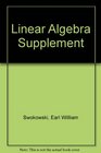 Linear Algebra Supplement