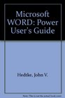 Microsoft WORD Power User's Guide