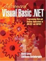 Advanced Visual BasicNET Programming Web and Desktop Applications in ADONET and ASPNET