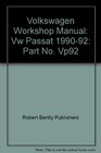 Volkswagen Passat Service Manual  19901992
