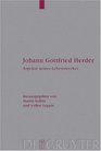 Johann Gottfried Herderkessler Aspekte Seines Lebenswerks