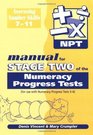 Numeracy Progress Tests Manual Stage 2