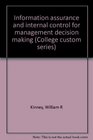 Information assurance and internal control for management decision making