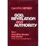 God Revelation and Authority
