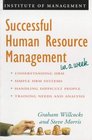 Successful Human Resource Management in a Week