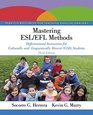 Mastering ESL/EFL Methods Differentiated Instruction for Culturally and Linguistically Diverse  Students