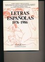 Letras Espaolas 19761986