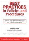 Best Practices in Policies and Procedures