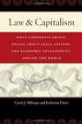 Law  Capitalism What Corporate Crises Reveal about Legal Systems and Economic Development around the World