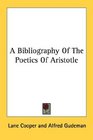 A Bibliography Of The Poetics Of Aristotle