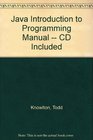 Java Introduction to Programming Manual