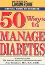 Medical book of remedies 50 ways to manage diabetes