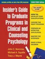 Insider's Guide to Graduate Programs in Clinical and Counseling Psychology 2008/2009 Edition