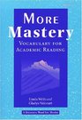 More Mastery Vocabulary for Academic Reading