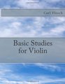 Basic Studies for Violin