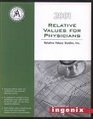 Relative Values for Physicians 2001