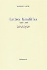 LETTRES FAMILIERES
