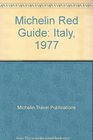 Michelin Red Guide: Italy, 1977