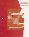 Recycling Problems Working Papers Teacher's Edition Century 21 Advanced Accounting 9e