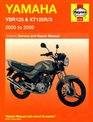 Yamaha YBR125 and XT125R/X Service and Repair Manual 2005 to 2009