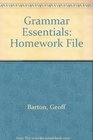 Grammar Essentials Homework File