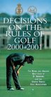 Decisions on the Rules of Golf 20002001