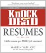 Knock 'em Dead Resumes A Killer Resume Gets More Job Interviews
