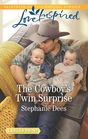 The Cowboy's Twin Surprise (Triple Creek Cowboys) (Love Inspired, No 1229) (Larger Print)